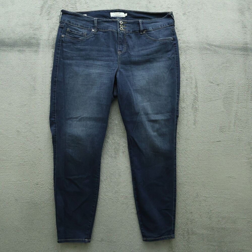 Torrid Jeans Women's Size 22T Blue High-Rise Jegging Denim 30" Inseam Stretch